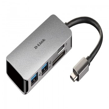 D-LINK HUB USB-C A 2...